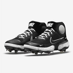 Alpha Huarache Elite 3 mid black Nike cleats